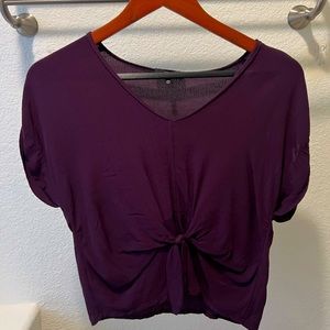 🤩💜 Lucky Brand Front Tie Top - XS excellent Pre loved condition!